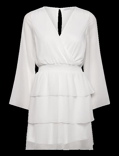 Bubbleroom | Frill L/S Chiffon Dress | 42
