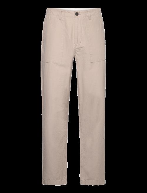Knowledge Cotton Apparel | Flint Wide Slub Yarn Pants - Gots/V | 31 x 32