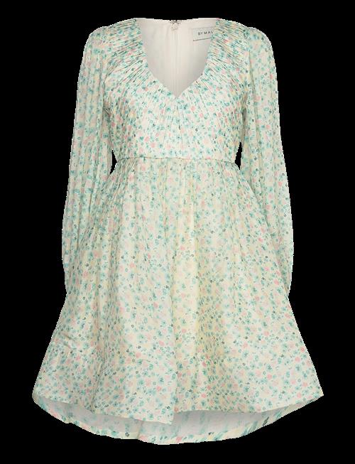 Malina | Estelle V-Neck Chiffon Mini Dress | XS