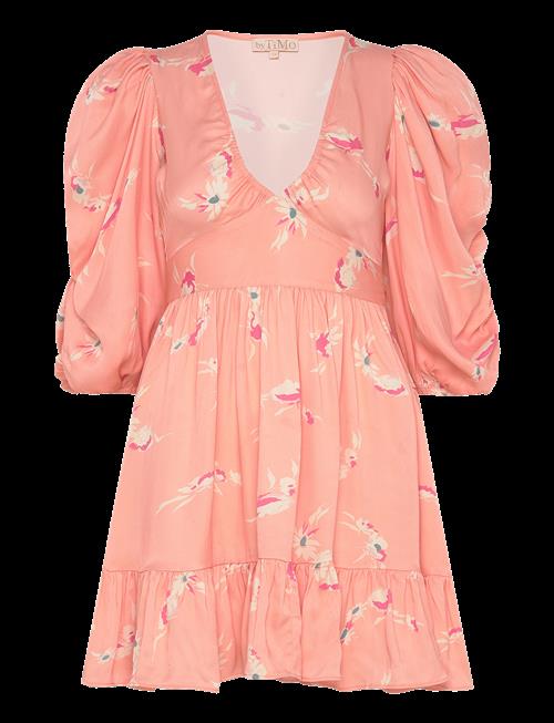 by Ti Mo | Crepe Satin Puffed Mini Dress | S