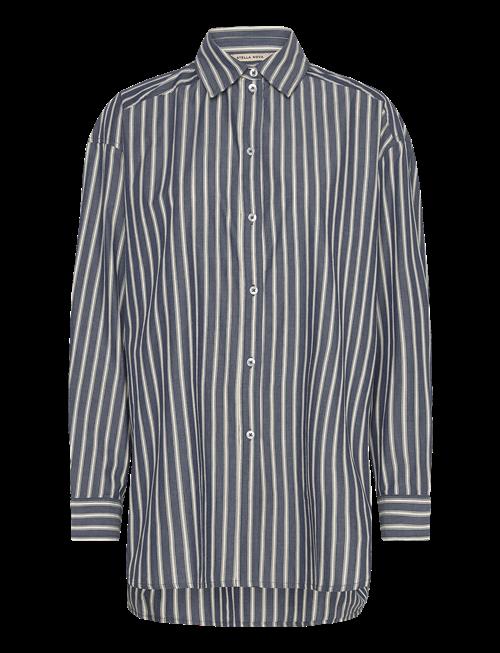 Stella Nova | Oversized Striped Cotton Shirt | 36