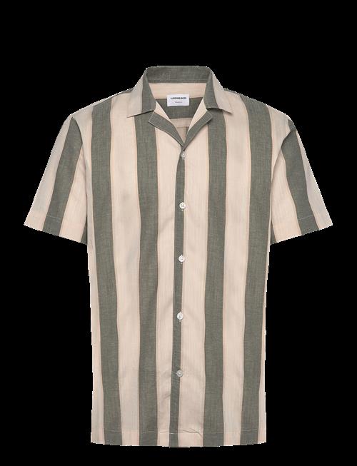 Lindbergh | Striped Linen/Cotton Shirt S/S | XXXL