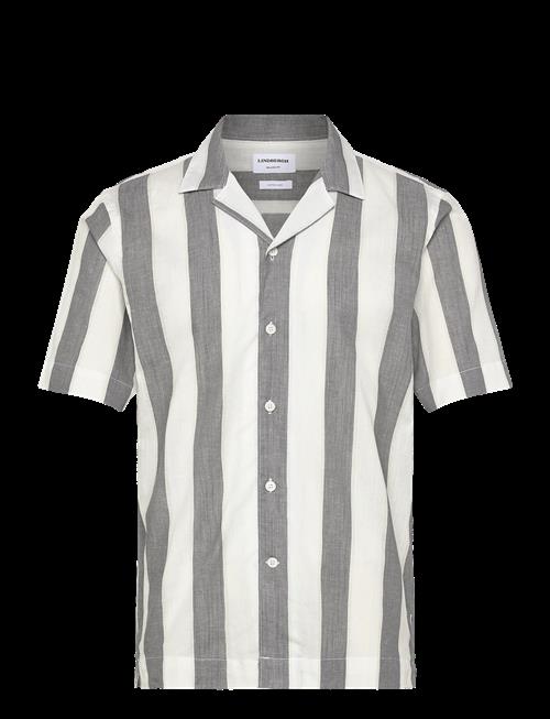 Lindbergh | Striped Linen/Cotton Shirt S/S | XXL