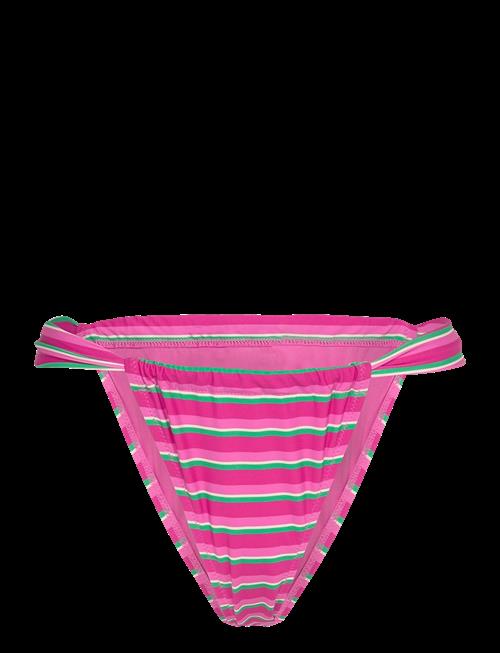 Mango | Stripe-Print Bikini Bottoms | L