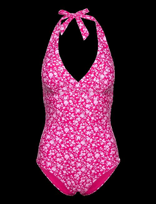 Abecita | Haiti Halterneck Swimsuit Pink Crush | B/C x 42