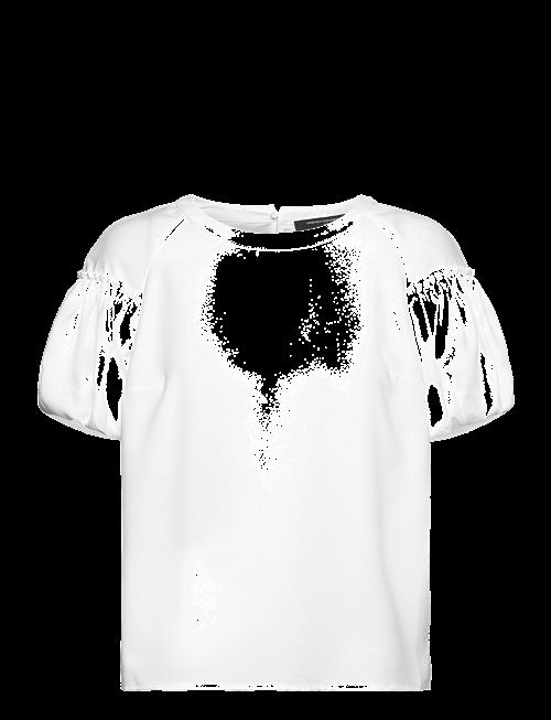 French Connection | Crepe Light Puff Sleeve Top | XS
