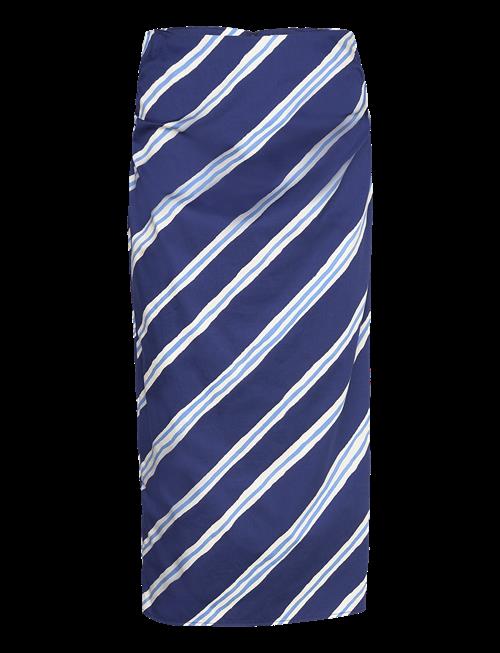 Mango | Slit Striped Skirt | 44
