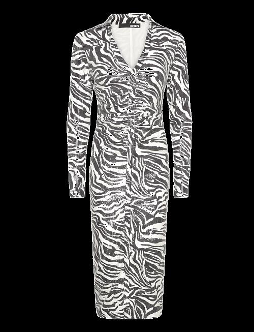 ROTATE | Sequins Midi Shirt Dress | 36