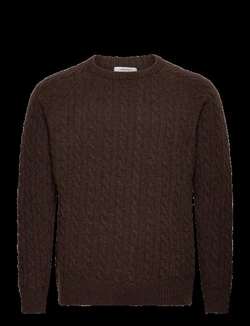 Lindbergh | Lambswool Raglan Cable O-Neck Knit | M