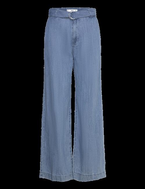 Mango | Flowy Wideleg Trousers With Belt | XS