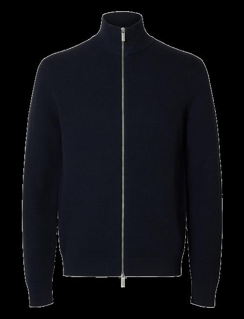 Selected | Slmdane Ls Knit Structure Full Zip Noos | M