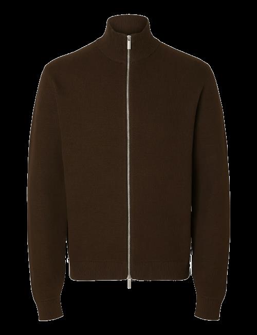 Selected | Slmdane Ls Knit Reg Struc Full Zip Noos | XXL
