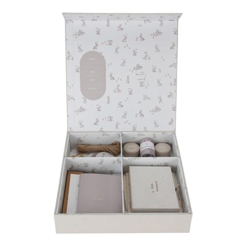 Little Dutch Memory Box Baby Bunny Grey  Grey-One Size  Grå  One Size  Drenge, Piger