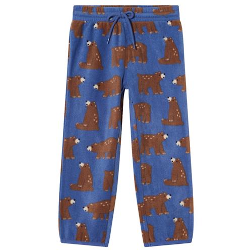 Kuling Northpole Fleece-bukser Nordic Blue Bear  Nordic Blue Bear-110/116 cm  Blå  110/116 cm  Drenge, Piger