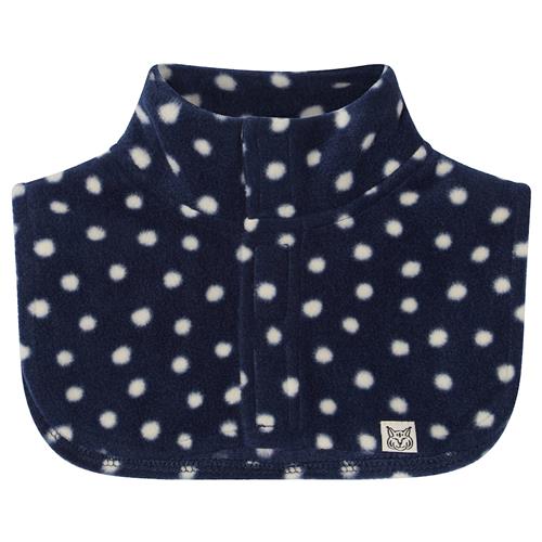 Kuling Northpole Halsvarmer I Fleece Navy Polka Dots  Navy Polka Dots-1-3 Y  Marineblå  1-3 år  Drenge, Piger