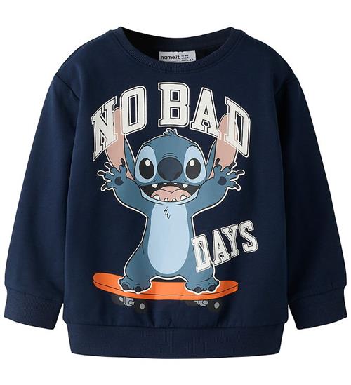 Name It Sweatshirt - NmmAlonso - Stitch - Navy Blazer