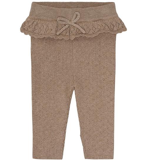 Hust and Claire Leggings - Rib - Strik - HCLisa - Biscuit