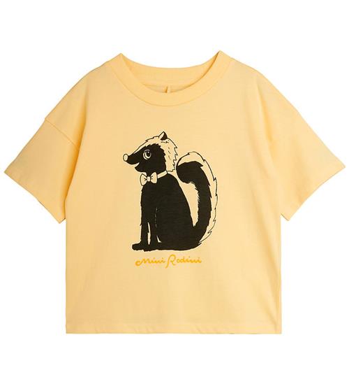 Mini Rodini T-shirt - Skunk - Yellow
