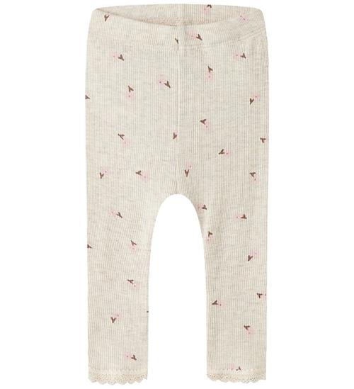 Name It Leggings - Rib - NbfLaurel - Peyote Melange