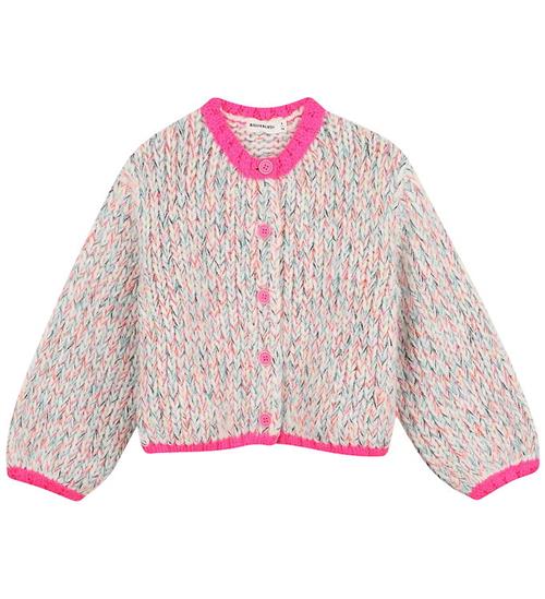 Billieblush Cardigan - Strik - Hvid/Multifarvet