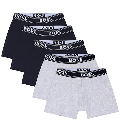 BOSS Boxershorts - 5-pak - Navy/Gråmeleret