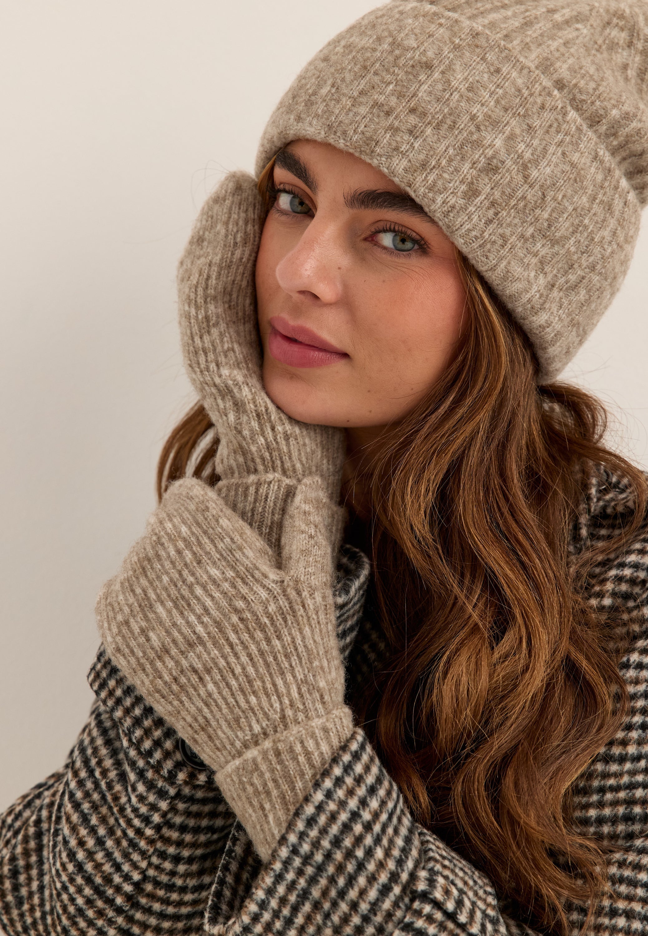 BUBBLEROOM Wool Blend Knitted Mittens
