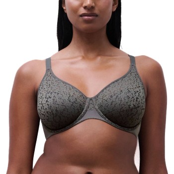 Chantelle BH EasyFeel Norah Underwired Bra Mørkgrå  nylon E 85 Dame