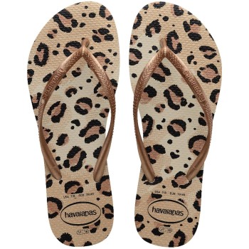Havaianas Slim Animals Beige Str 39/40 Dame