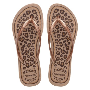 Havaianas Slim Animals Brun/rosa Str 39/40 Dame