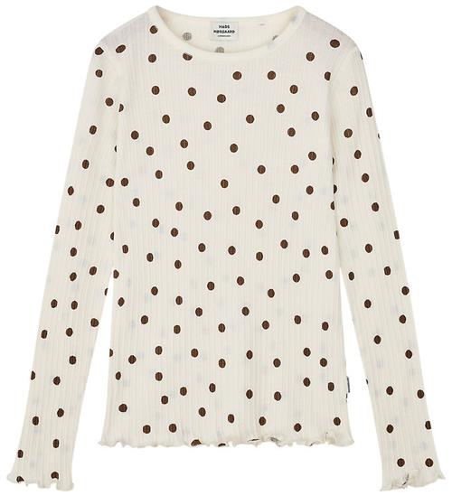 Mads Nørgaard Bluse - Pointella Trudy - Vanilla Ice/Cocoa