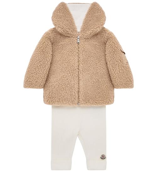 Moncler Sæt - Fleecejakke/Leggings - Brown