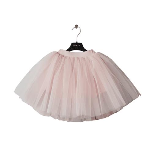 DOLLY by Le Petit Tom Classic Tutu Med Fløjl I Taljen Pink  Pink-4-6 Y  Lyserød  4-6 år  Piger