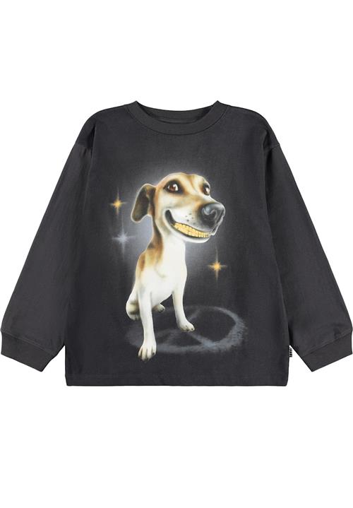 Molo Rube T-Shirts Long Sleeves Golden Grillz Golden Grillz 140 cm  Sort  140 cm  Drenge