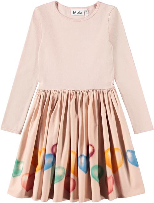 Molo Casie Dress Ls Colourful Hearts Colourful Hearts 110/116 cm  Lyserød  110/116 cm  Piger