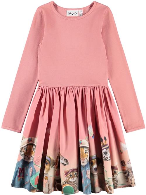 Molo Casie Dress Ls Cheerful Cheer Cheerful Cheer 146/152 cm  Lyserød  146/152 cm  Piger