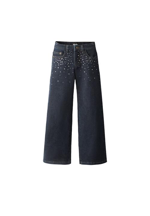 Molo Asta Woven Pants Rhinestone Raw Rhinestone Raw 98 cm  Sort  98 cm  Piger