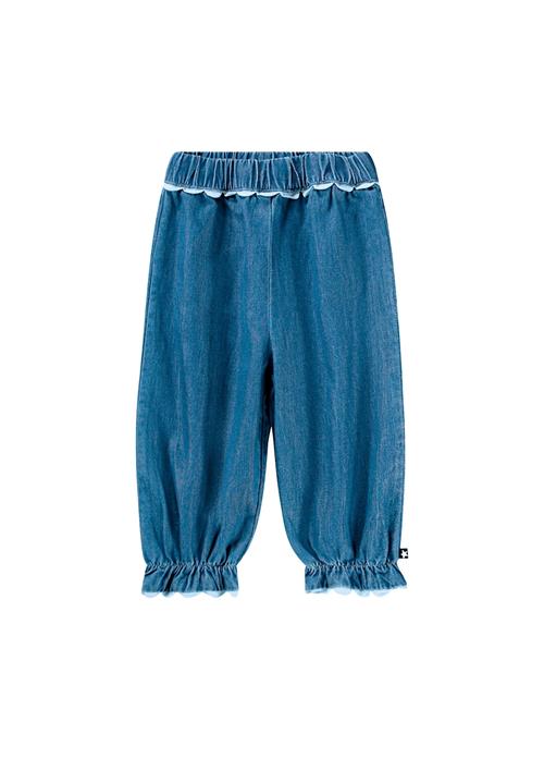 Molo Sana Woven Pants Mid Blue Wash Mid Blue Wash 92 cm  Blå  92 cm  Piger