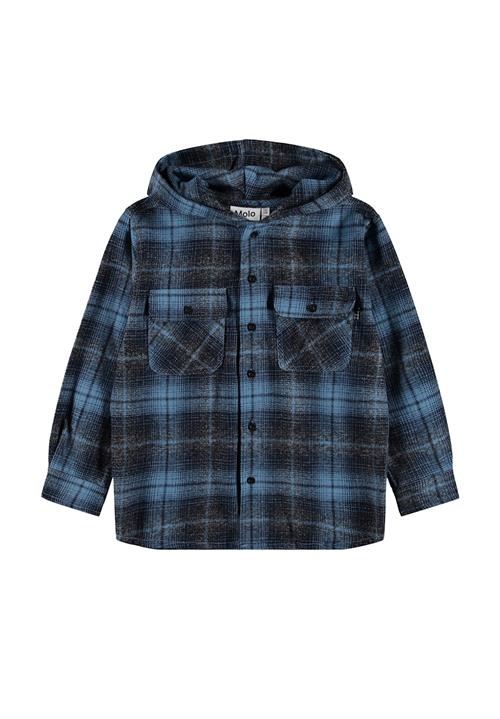 Molo Rizz Shirt Ls Twilight Check Twilight Check 146/152 cm  Blå  146/152 cm  Drenge