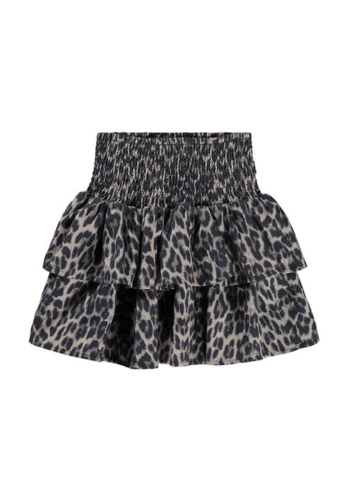 Molo Bonita Skirt Brushed Leo Brushed Leo 122/128 cm  Sort  122/128 cm  Piger