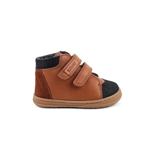 Kavat Fiskeby Warm Barefoot Sko Til Børn, Der Endnu Ikke Kan Gå Light brown  Light brown 21 EU  Brun  21 EU  Drenge, Piger