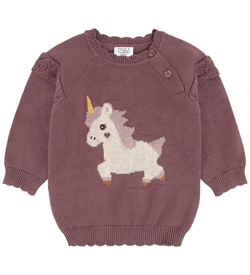 Hust and Claire Bluse - Strik - HcPusle - Plum