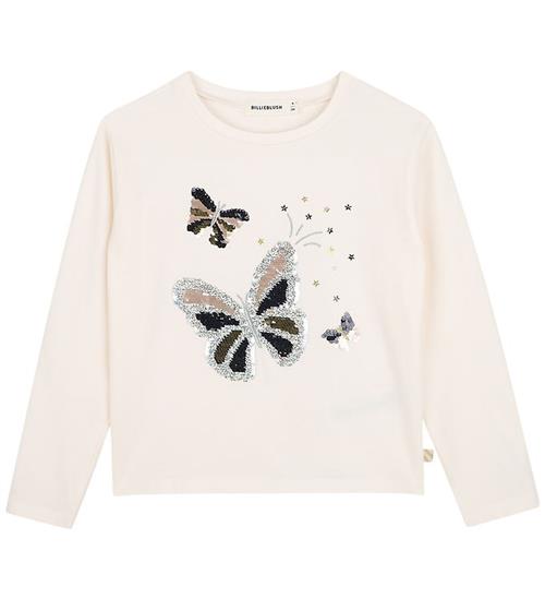 Billieblush Bluse - Ivory m. Sommerfugle