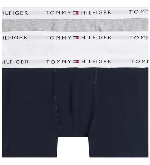Tommy Hilfiger Boxershorts - 3-pak - Grey Htr/White/Navy Blue