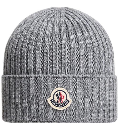 Moncler Hue - Uld - Gråmeleret