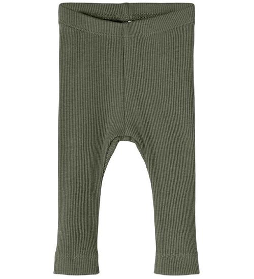 Name It Leggings - Noos - Rib - NbnKab - Beetle