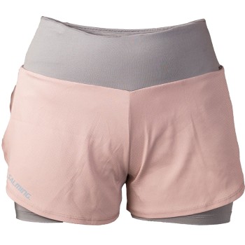 Salming Essential Shorts Women Grå/Rosa polyester Large Dame