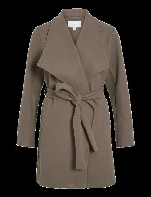 Vila | Vicooley Collar Belt Coat - Noos | 44