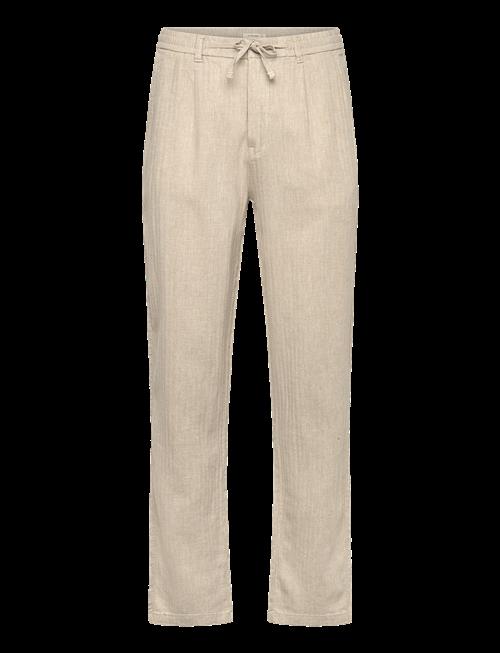 Lindbergh | Linen Blend Herringbone Pants | XXXL