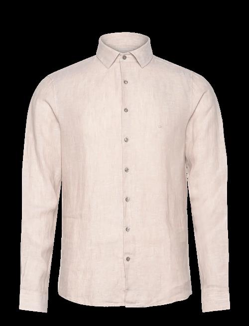 Calvin Klein | Linen Solid Slim Shirt | 42