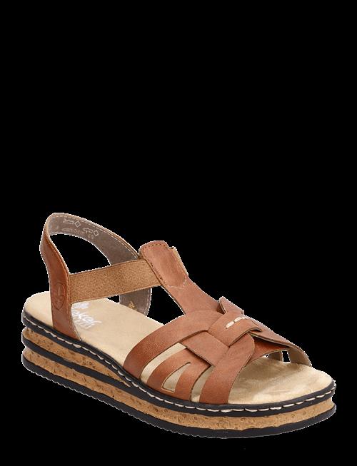 Rieker | Rieker Ladies' Sandals 62918-22 Brown | 39